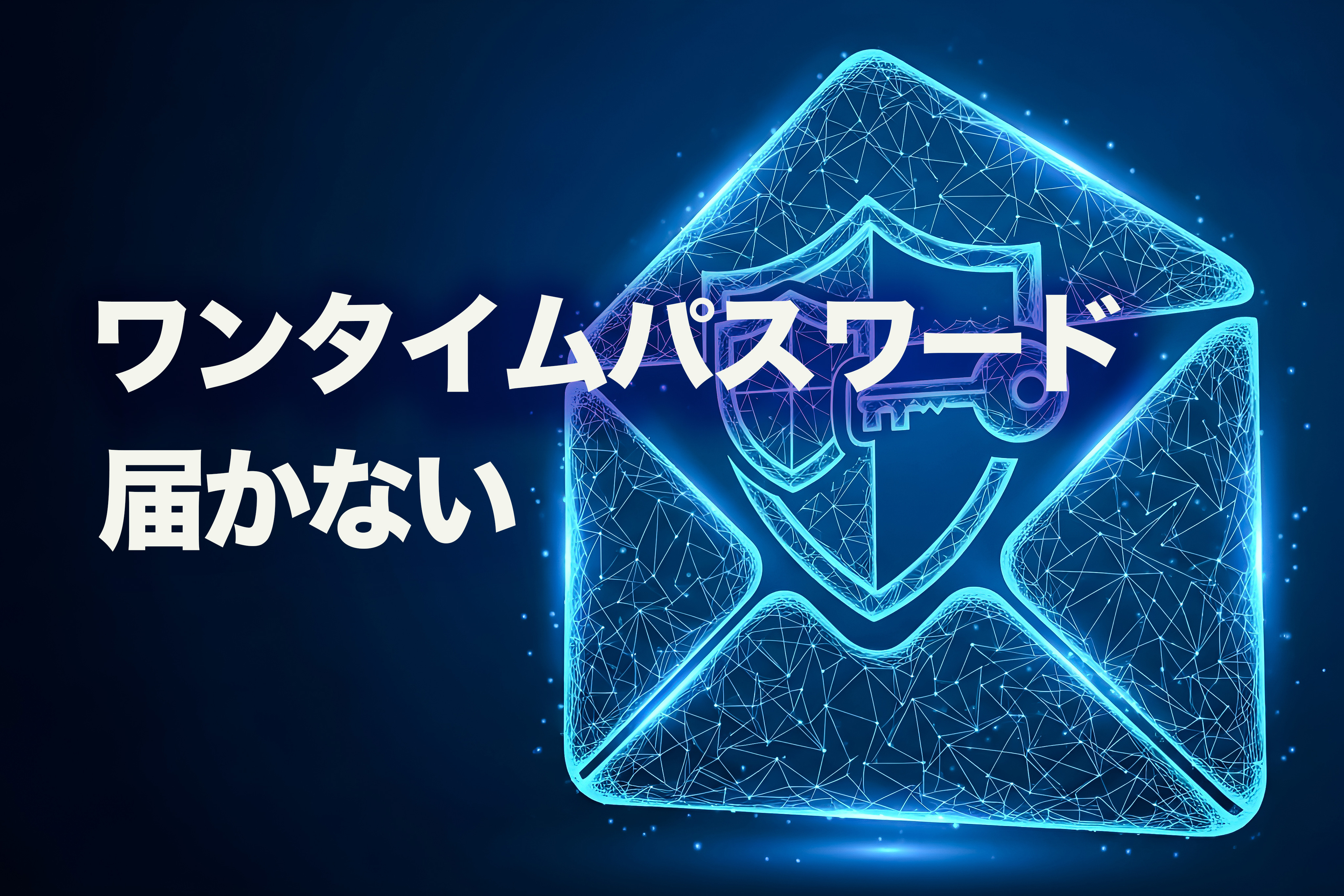 ワンタイムパスワードのメールが届かない原因とは｜受信者・送信者の対策をわかりやすく解説